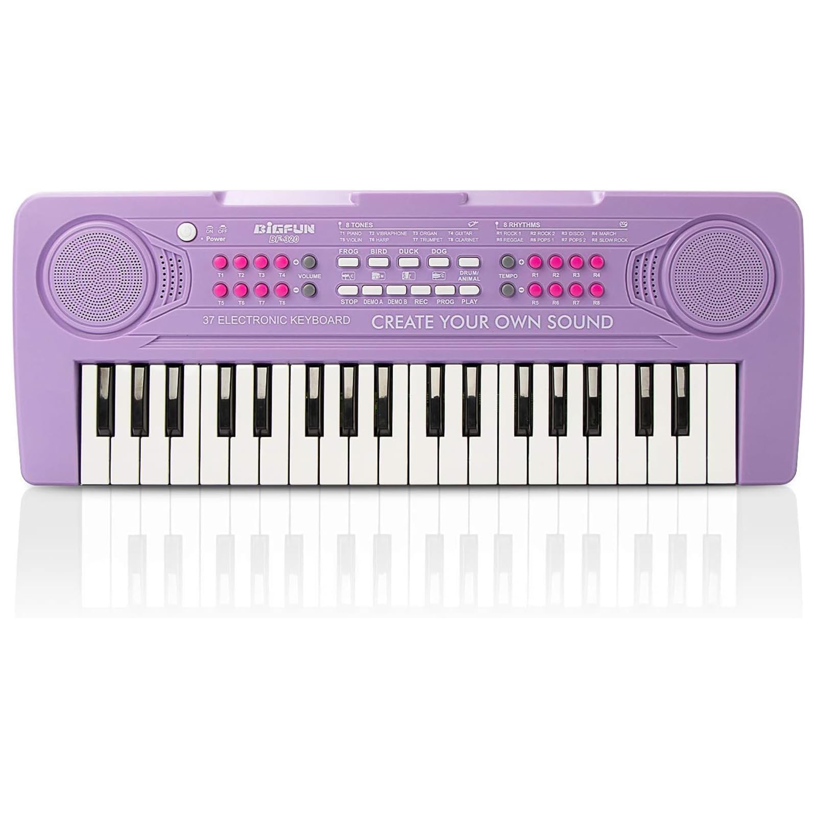 Keyboard Piano for Kids, BIGFUN 37 Keys Toddler Piano Instrument Toy,Purple | Ki
