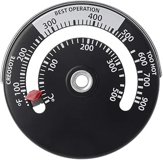 VOYTO - V001 Magnetic Stove Flue Pipe Thermometer-Temperature Gauge-Must have with a Stove Fan-