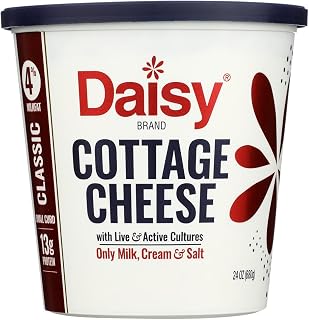Daisy, Cottage Cheese Small Curd 4% Milkfat, 24 Ounce