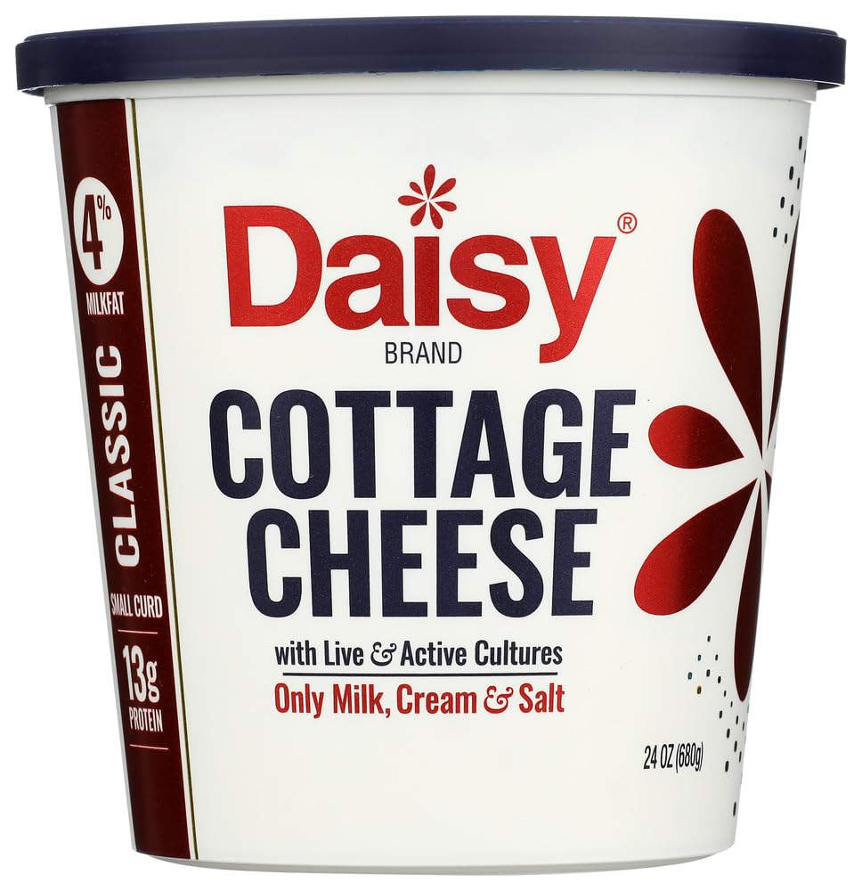 Daisy, Cottage Cheese Small Curd 4% Milkfat, 24 Ounce