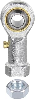 PHSB4 Female Rod End Bearings with 1/4" Bore and 1/4-28 Right Thread, Self-Lubricating Joint Rod End with Jam Nut