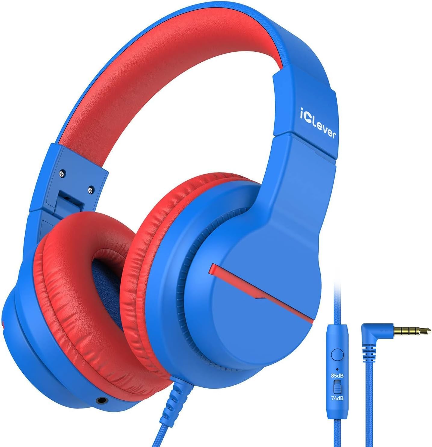 iClever HS19 Kids Headphones with Cord, Toddler Headphones for Boys Girls | Safe