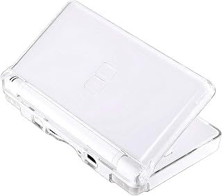 KlsyChry Transparent Hard Shell Case Cover Compatible with Nintendo DS Lite NDSL, Replacement Protective NDS Lite Crystal Clear Housing Case（Not for Nintendo DS or Dsi）