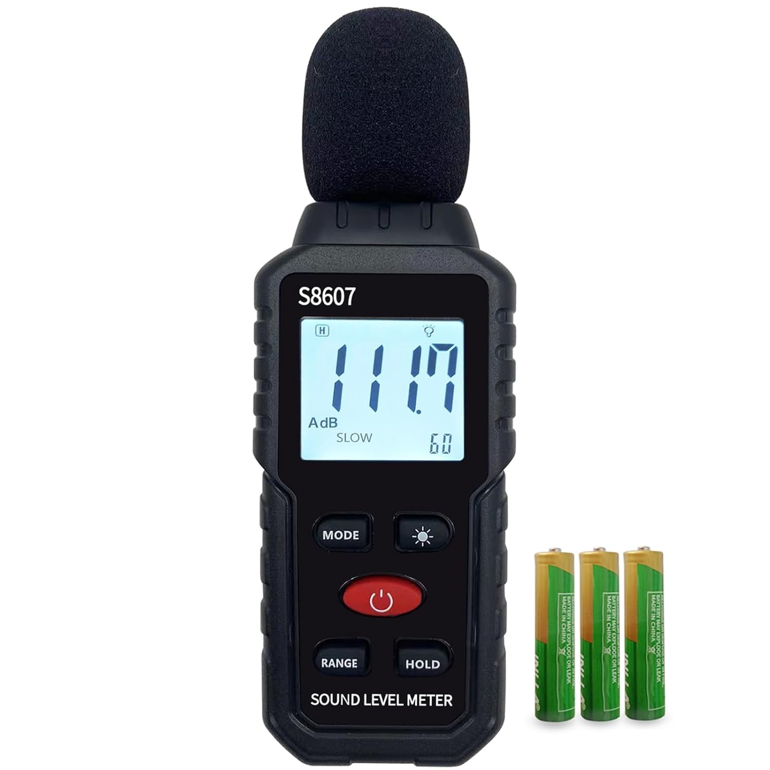 Digital Sound Level Meter,Sound Meter for Classroom Home Street,30-130dBA dB Met