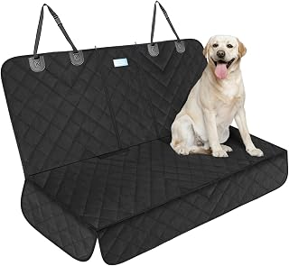 Nobleza Dog Car Seat Cover - Waterproof, Nonslip Scratch Proof Back Seat Protector for Universal Cars Rear Seats, Durable 137×121cm