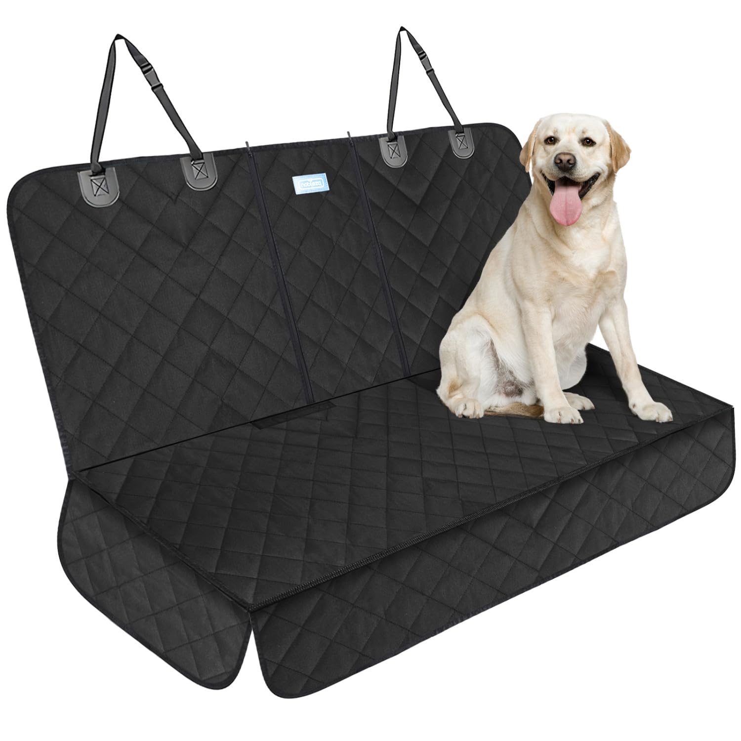 Nobleza Dog Car Seat Cover - Waterproof, Nonslip Scratch Proof Back Seat Protect