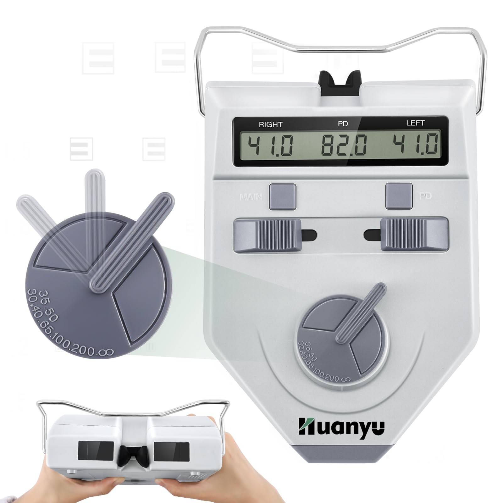 Huanyu Optical Digital Pupilometer 45-82mm Pupil Meter PD Meter Pupil Distance M