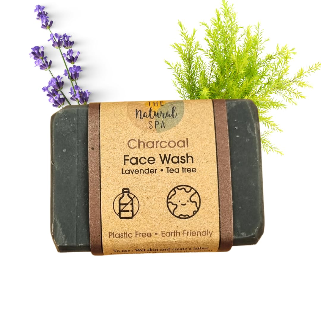 The Natural Spa | Face Wash Bar | Detoxifying & Deep Cleansing | Activated Charc