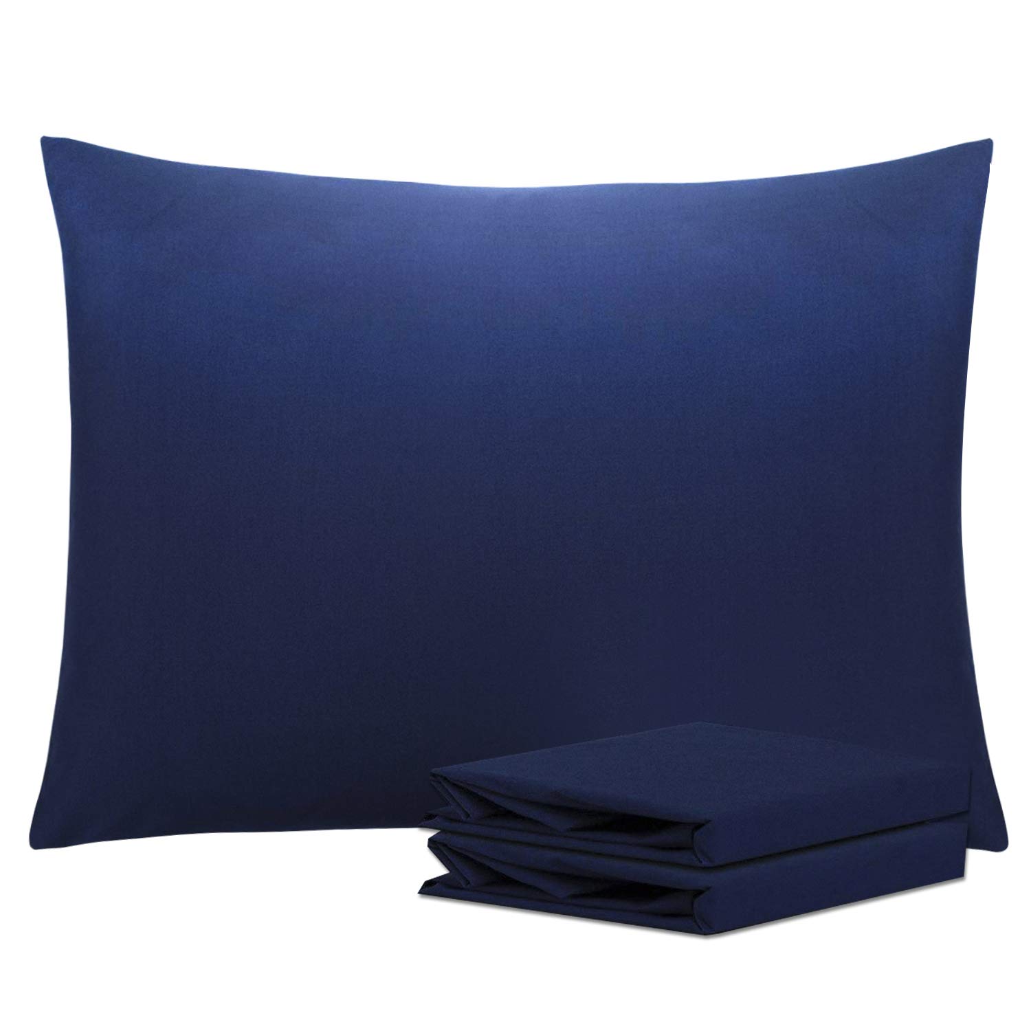 NTBAY Standard Pillowcase Set - 2 Pack Brushed Microfiber 20x26 Pillowcases - So
