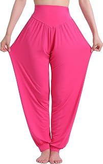 Hoerev Yoga / Pilates Trousers, Super Soft Modal Spandex, Harem