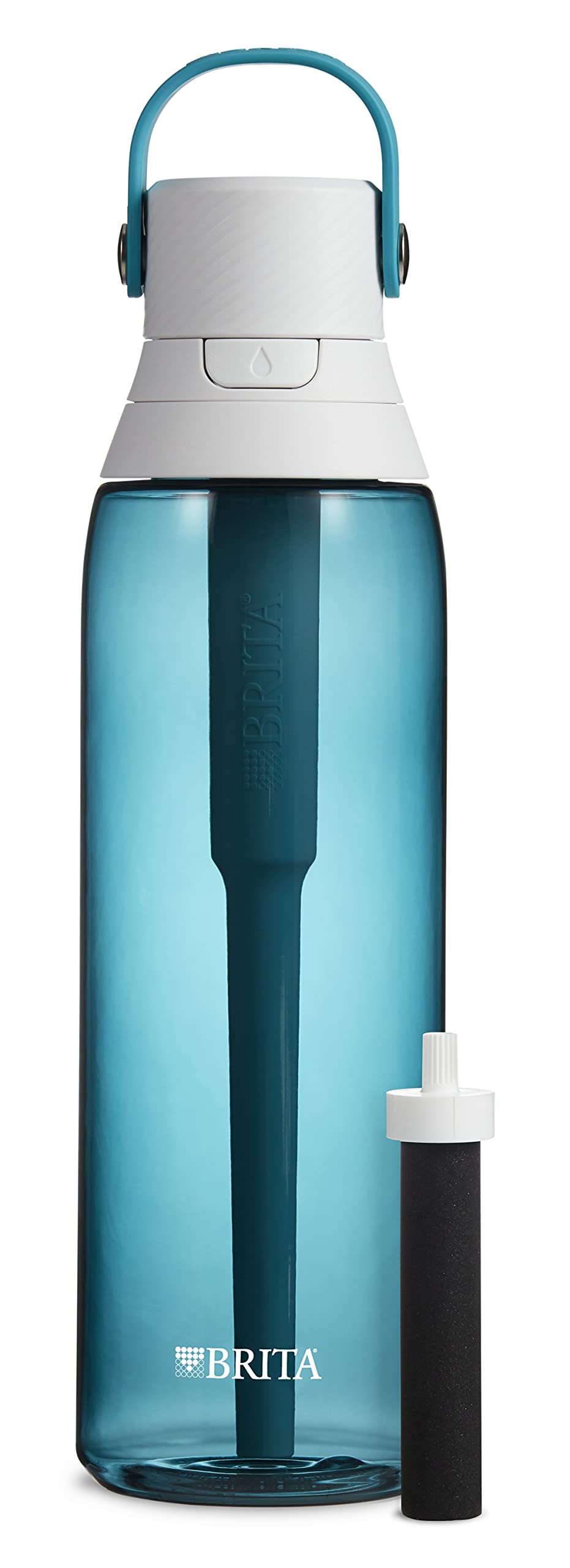 Brita Filtering Water Bottle with Straw BPA-Free Water Bottle for Sports, Travel