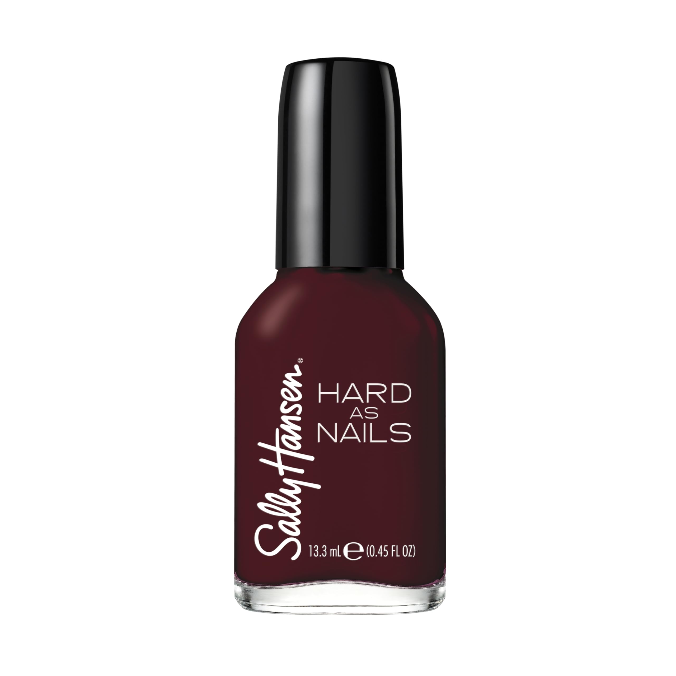 Sally Hansen Hard as Nails, Garnet Attention, Long Lasting, Chip Resistant, Opaq