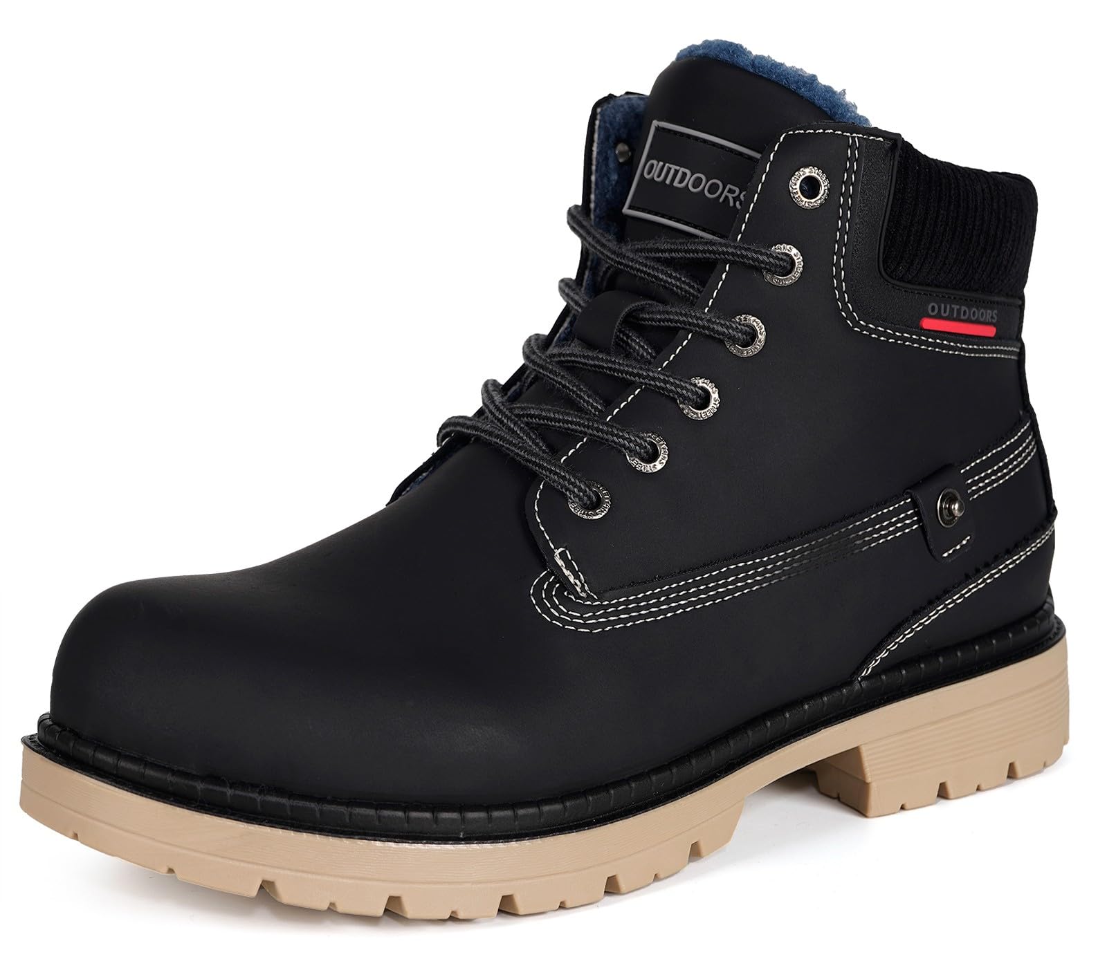 Gaatpot Unisex Boots Warm Lined Booties Water Repellent