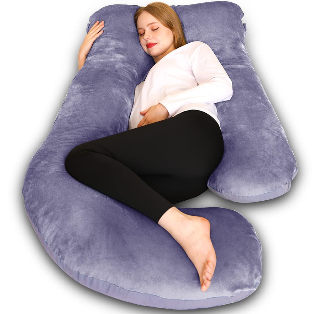Chilling Home Pregnancy Pillow, U Shaped Full Body Maternity Pillow 58 inch, Pre