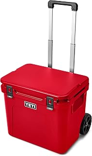 YETI Roadie 60 Wheeled Cool Box, Insulated Hard Cooler