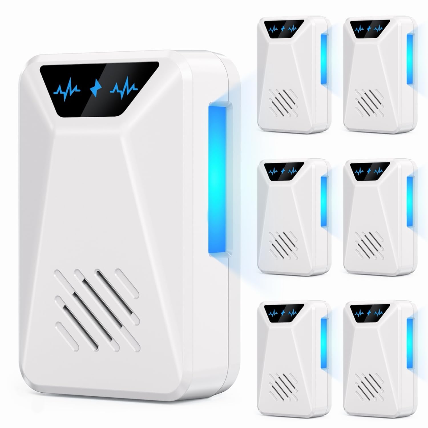 Frogoom 6 Packs Ultrasonic Pest Repeller Electronic Plug in Indoor | For Insect 