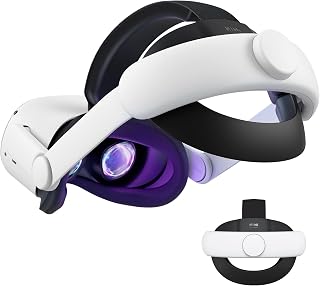 KIWI design K2 Comfort Head Strap Accessories for Oculus/Meta Quest 2 | Elite Strap Replacement for Enhanced Support of VR Headset, NOT for Meta Quest 3/3S