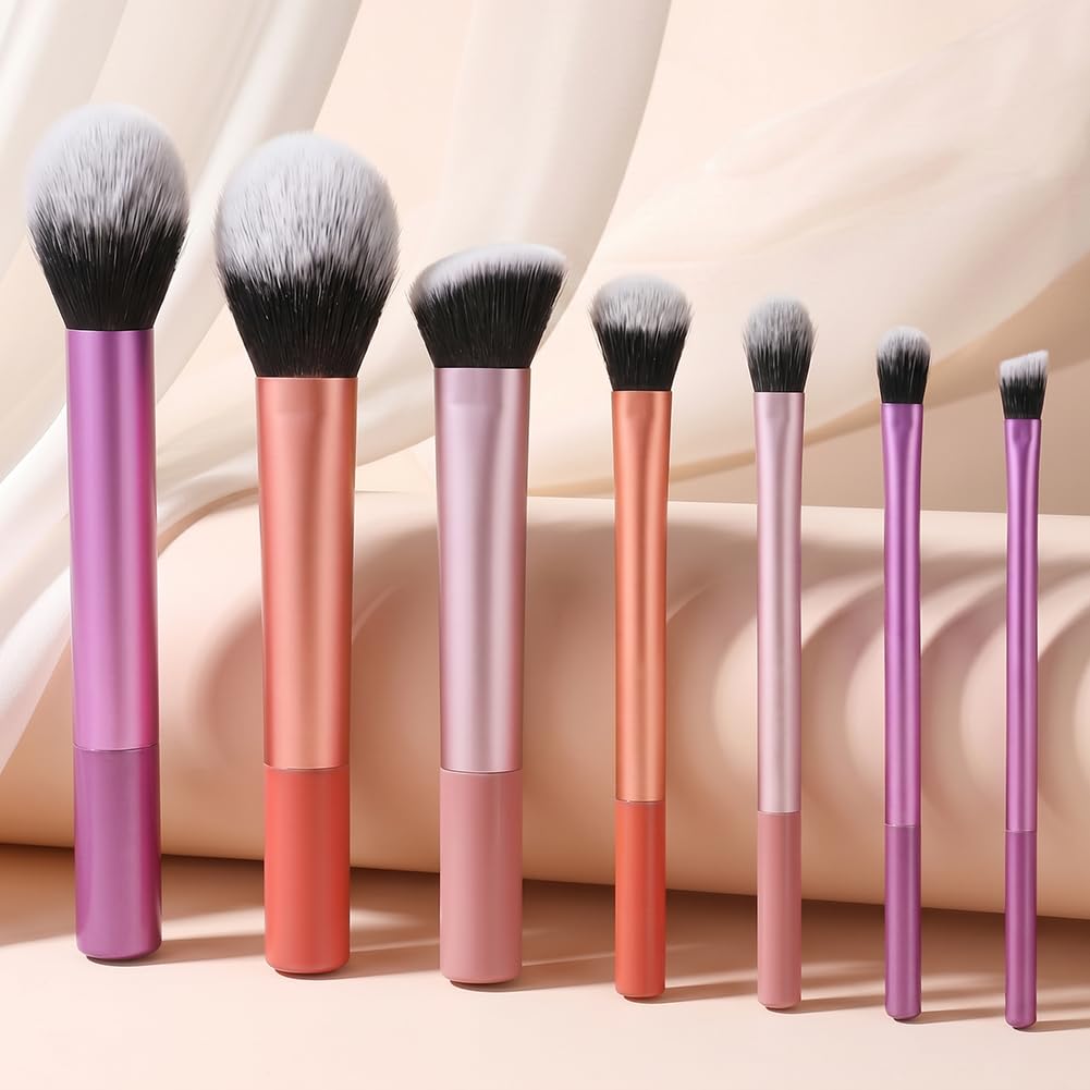8pcs Professional Makeup Brush Set Blush Concealer Eyeshadow Eyeliner Makeup Bru