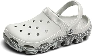 Ainiway Men's Clog Sandals, Slippers, Sabot Sandals, Crocband, Slip-On, Beach, Casual, Fashion Sandals, Amphibious, Lightweight, Breathable