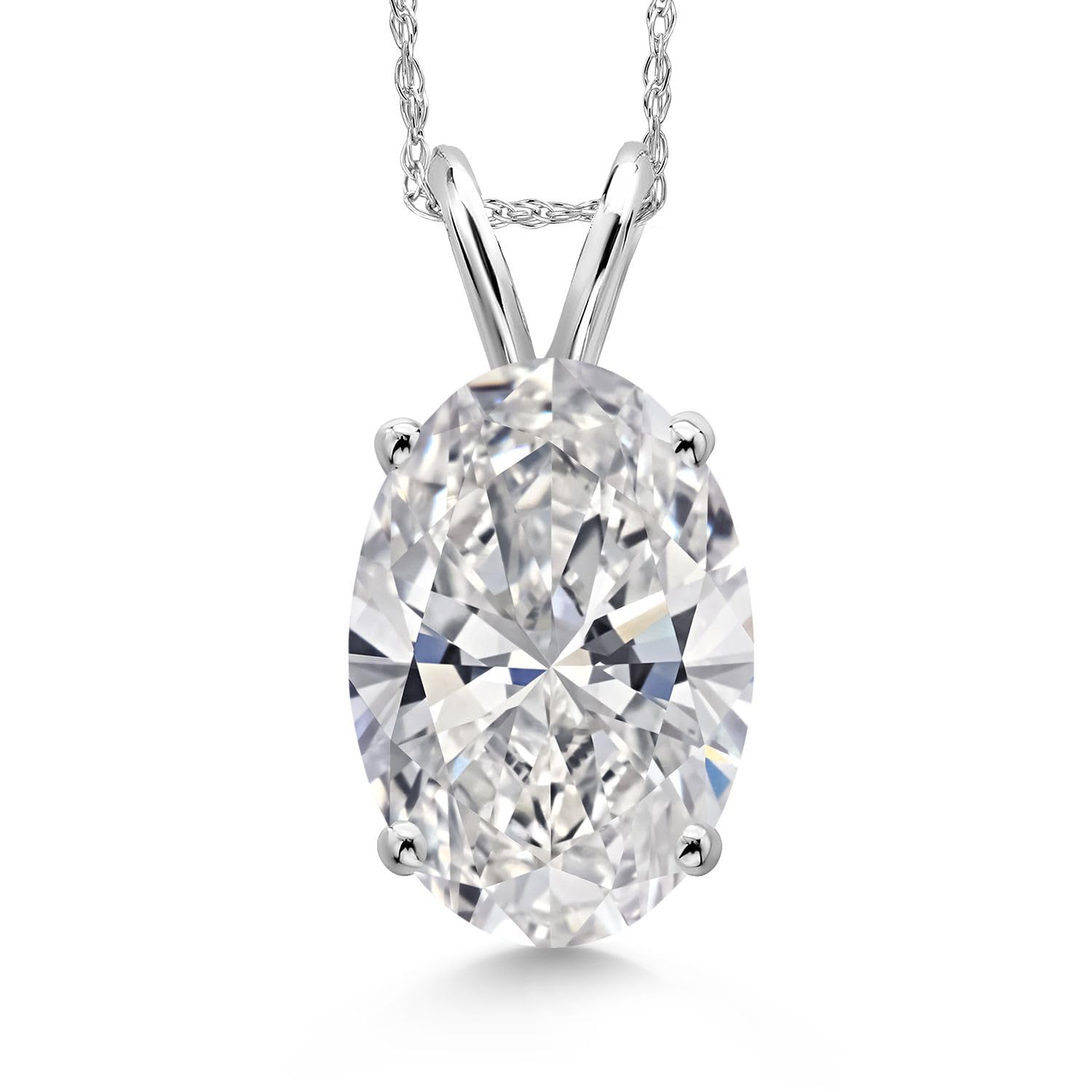 Gem Stone King 1-5 Ct IGI Lab Diamond Pendant