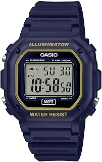 Casio F-108WH-1ACF Big Square Unisex Digital Display Quartz Watch Black