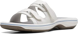 Clarks womens Breeze Piper Slide Sandal