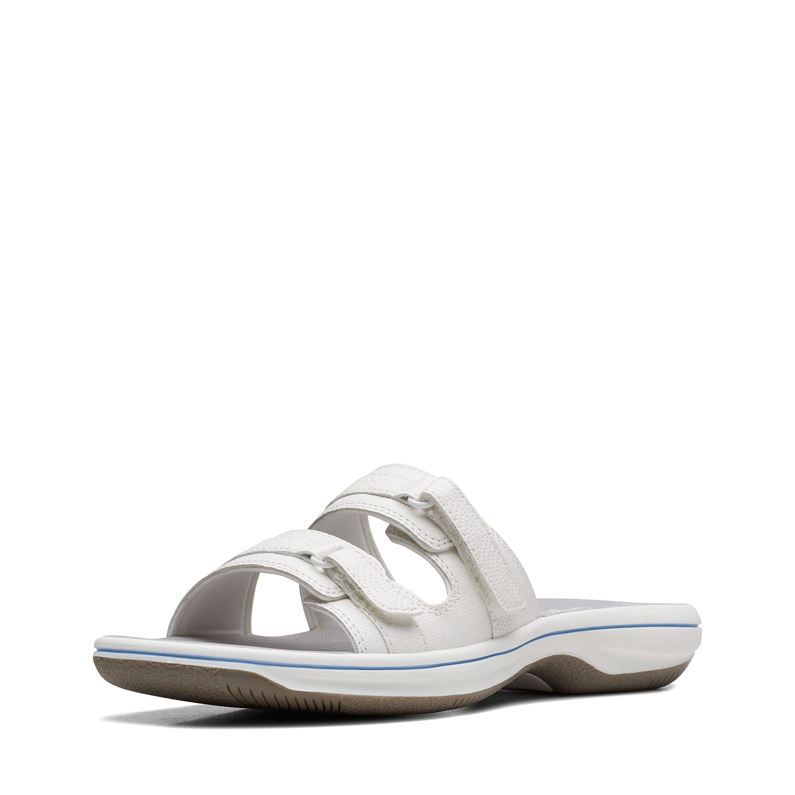 Clarks womens Breeze Piper Slide Sandal