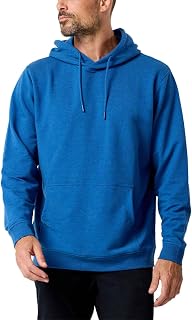 INTO THE AM Pullover Hoodie for Men S-4XL - Casual Cotton Blend Sweatshirt Comfort Essentials Hoodie