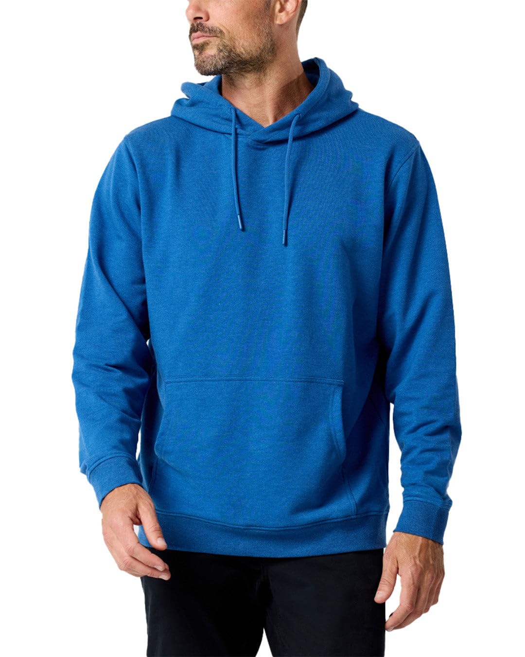 INTO THE AM Pullover Hoodie for Men S-4XL - Casual Cotton Blend Sweatshirt Comfo