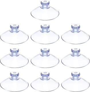 10 PCS Suction Cups, 30mm Suction Hooks, PVC Plastic Sucker, Sucker Hooks | Window Suckers For Glass, for Window Wall Door Glass And Other Smooth Flat