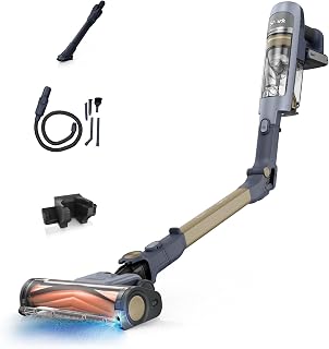 Shark PowerDetect Speed Cordless Vacuum, Reverse Clean, Anti-Allergen HEPA Filtration, Up to 60 Min Runtime, Includes Wall Mount and Crevice Tool, Royal Grey Purple IA1241UKPU