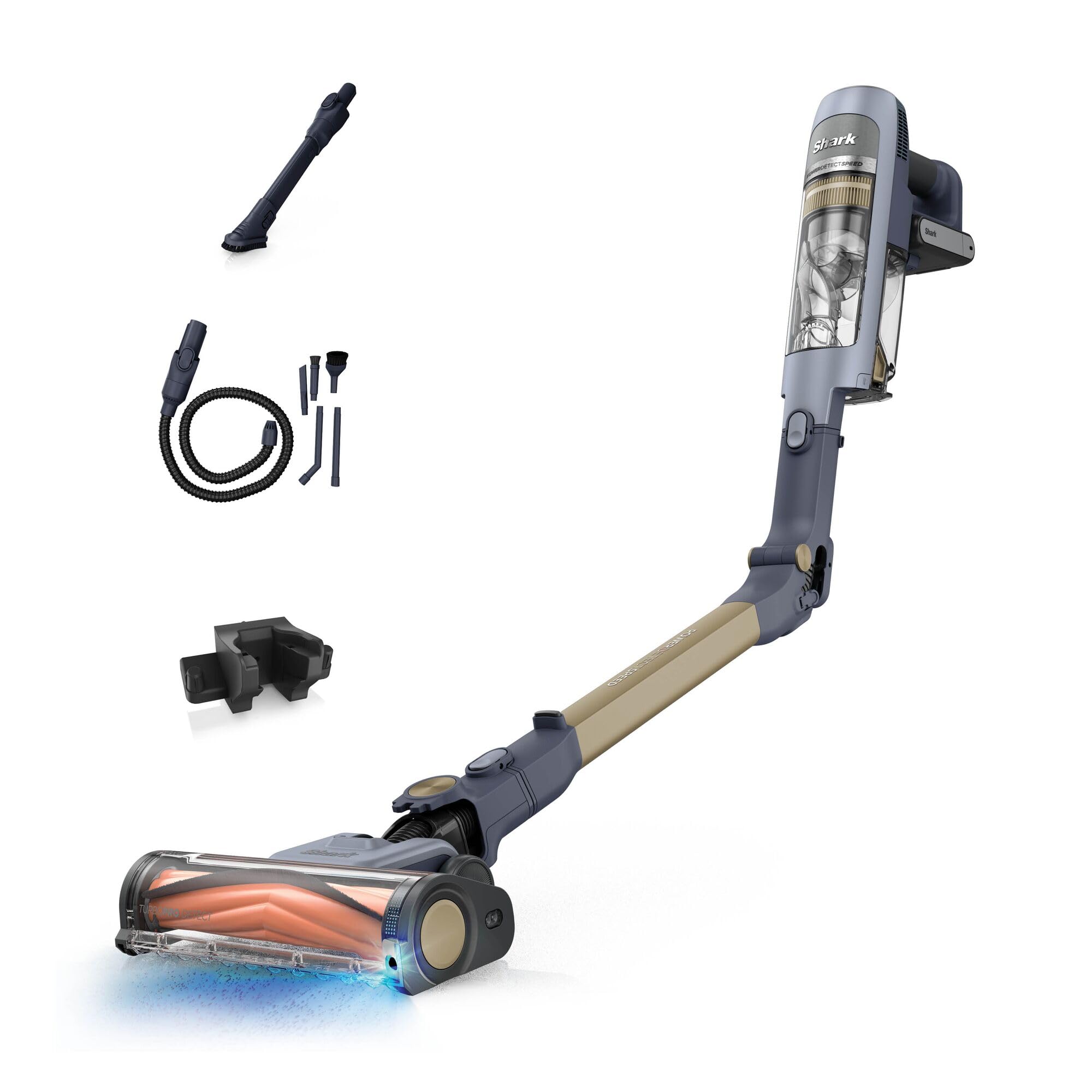 Shark PowerDetect Speed Cordless Vacuum, Reverse Clean, Anti-Allergen HEPA Filtr