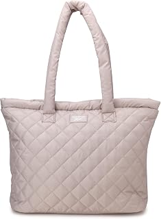 Reebok Womens Quilted Puffer Tote Bag, Carry On for Work & Travel
