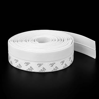 Silicone Weather Stripping Seal - Clear Door and Window Seal Strip, 16 Feet Long, 25mm Wide - Self-Adhesive for Drafting and Noise Protection