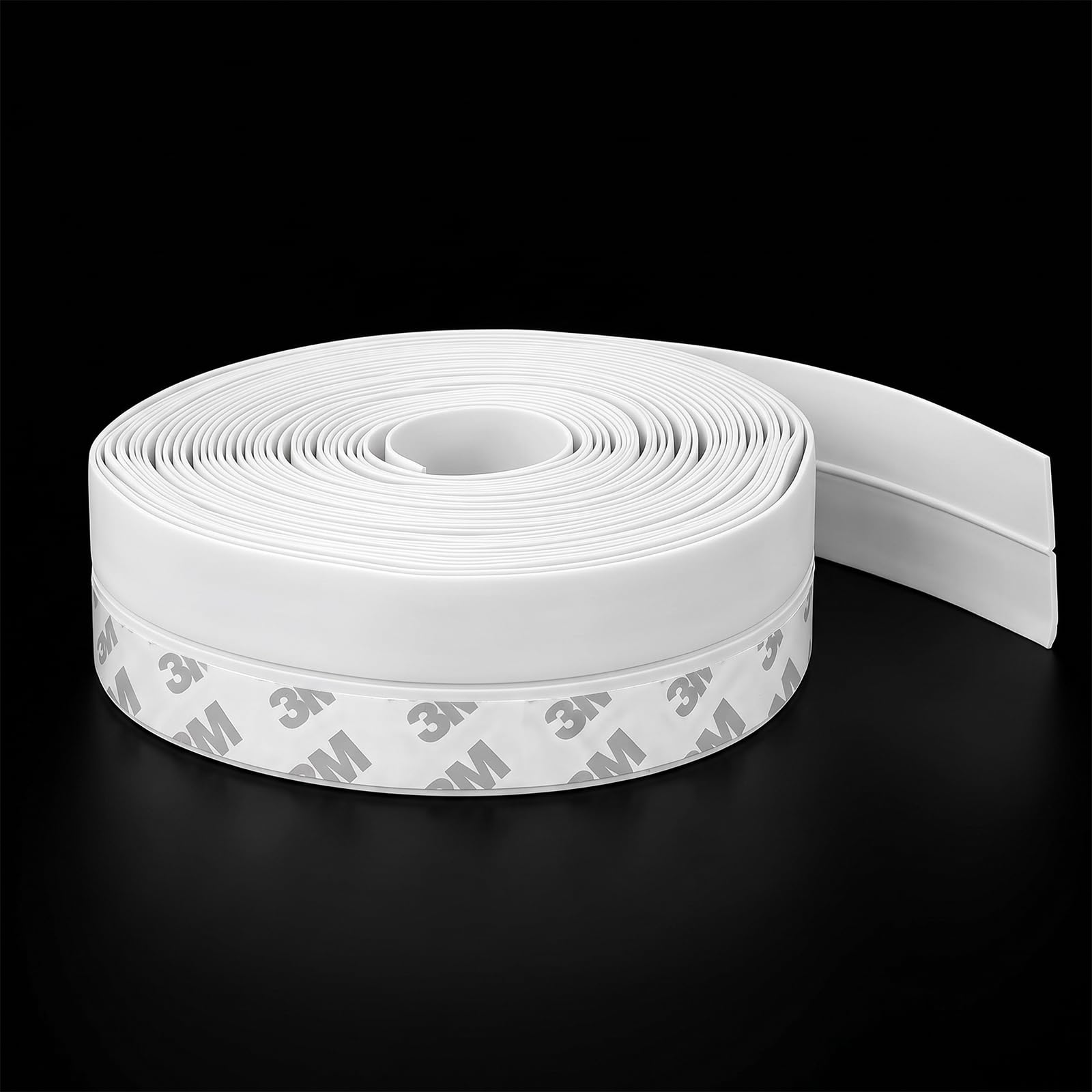 Silicone Weather Stripping Seal - Clear Door and Window Seal Strip, 16 Feet Long