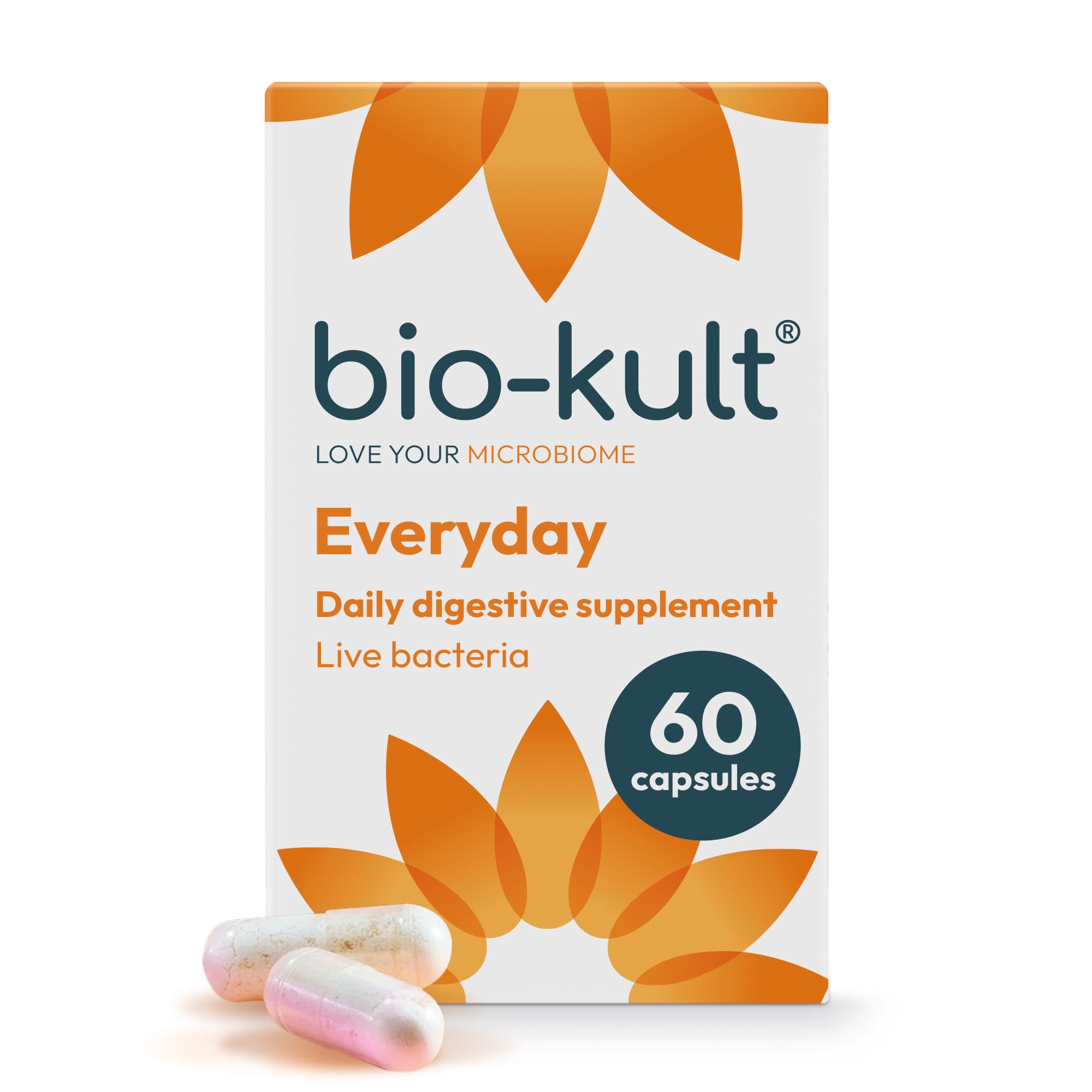Bio-Kult Everyday Multi-Strain Formulation Probiotics for Digestive System, 60 C