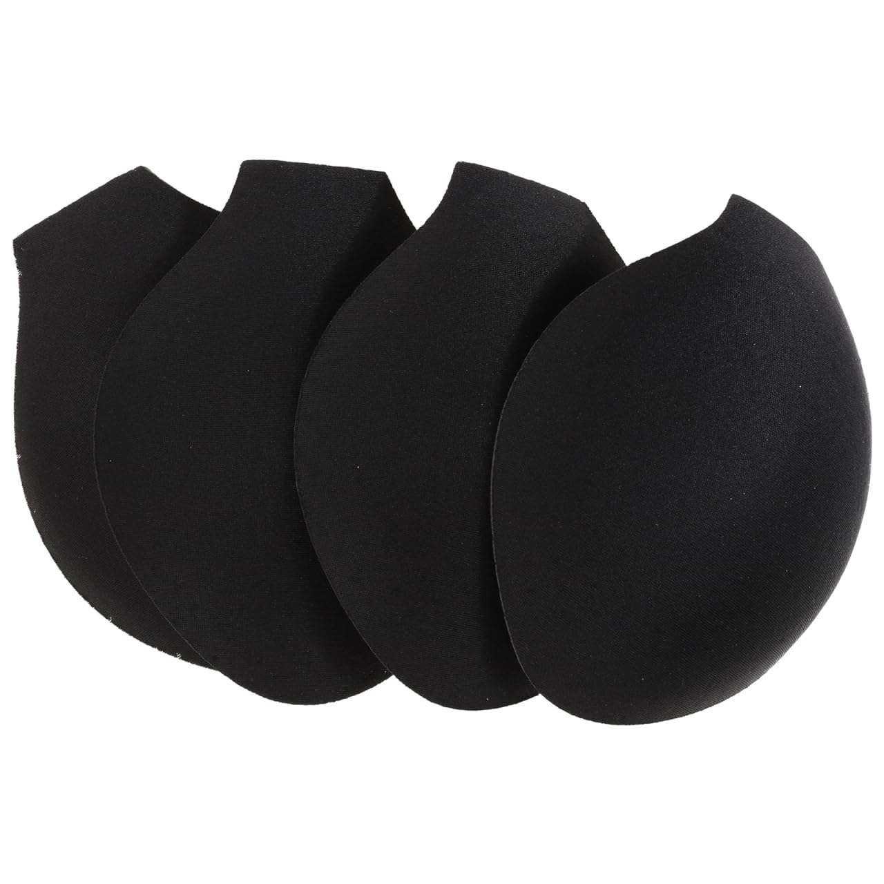 Kisangel Bulge Sponge Pouch Pad 4 Pack Protective Underwear Cup Pads for Sports 