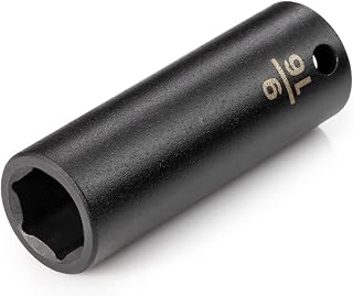 TEKTON 3/8 Inch Drive x 9/16 Inch 6-Point Impact Socket | SID13014 | Deep