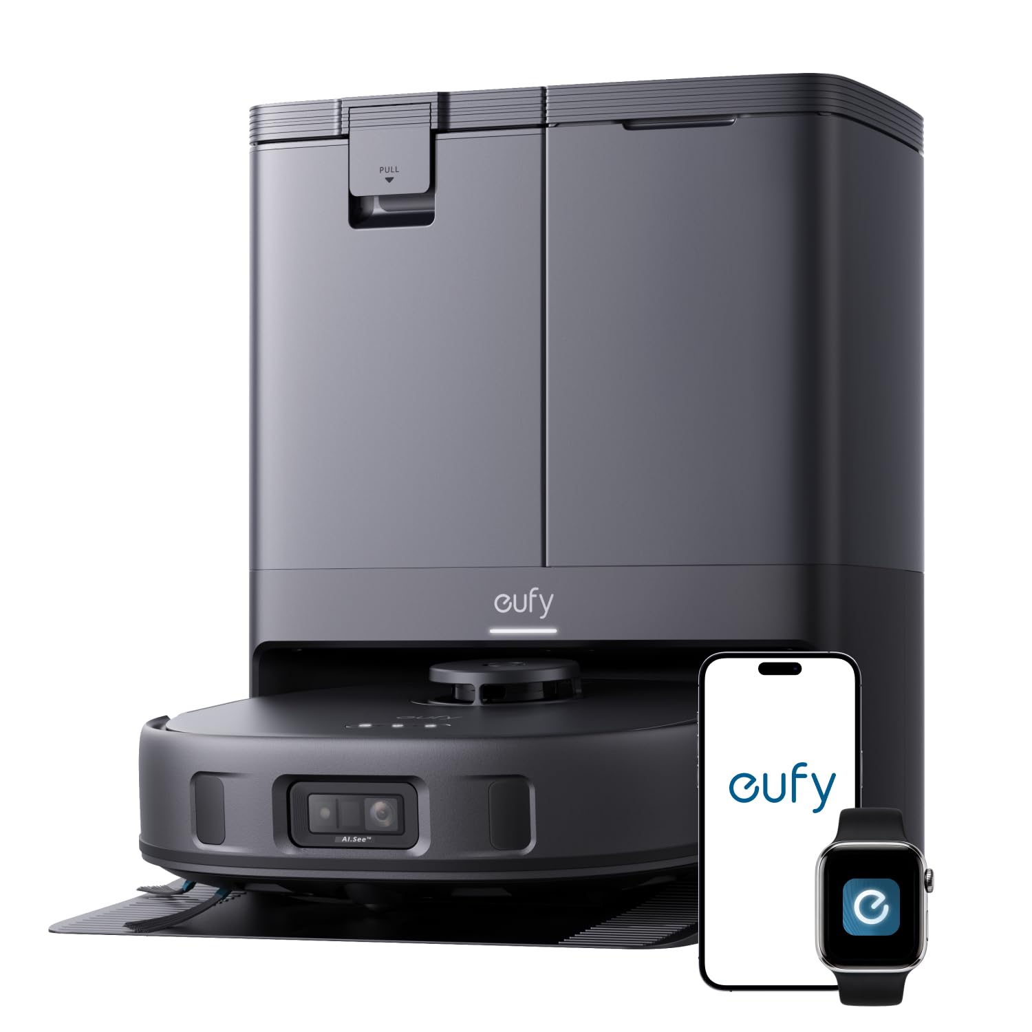 eufy X10 Pro Omni Robot Vacuum Cleaner With Mop, Carpet Detection | Dual Mops wi