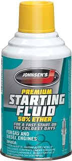 Johnsen's 6732-12PK Premium Starting Fluid - 7.2 oz., (Pack of 12)
