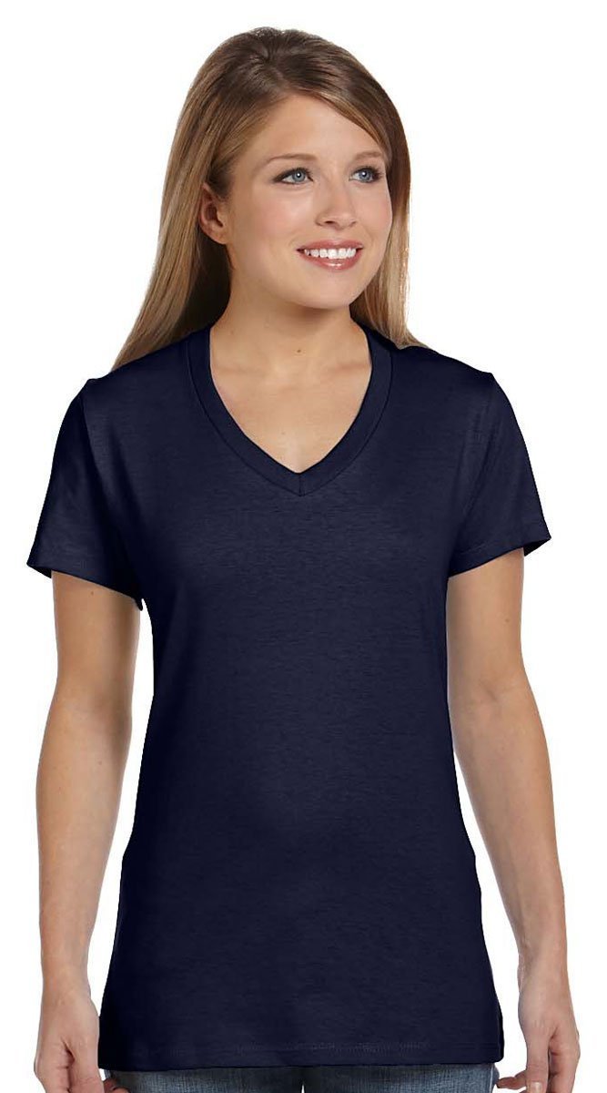 Hanes Women's Nano-T V-Neck T-Shirt