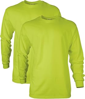 Gildan Men's Ultra Cotton Adult Long Sleeve T-Shirt, 2-Pack