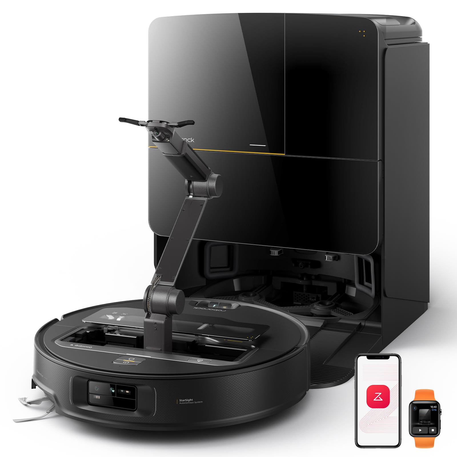 roborock Saros Z70 Robot Vacuum and Mop, OmniGrip Arm, AI-Powered, 22,000 Pa, 3.