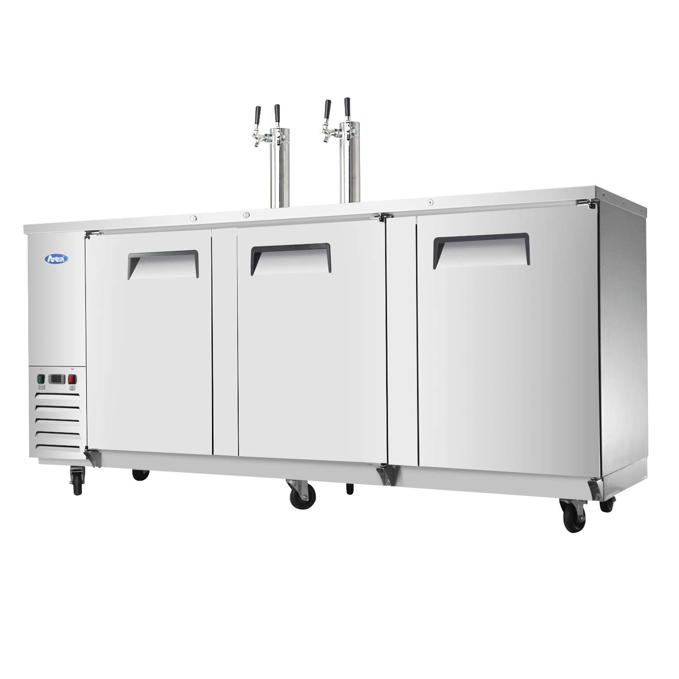 Atosa Commercial Beer Keg Cooler Kegerators, MKC90 90 Large Commercial Stainless