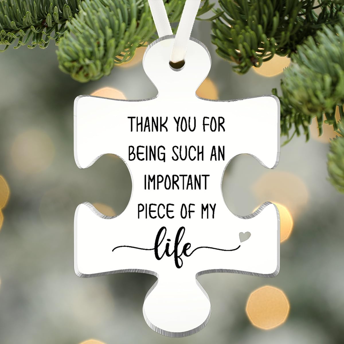 Christmas Ornaments Tree Decorations Hanging Ornaments for 1 Piece Round Acrylic