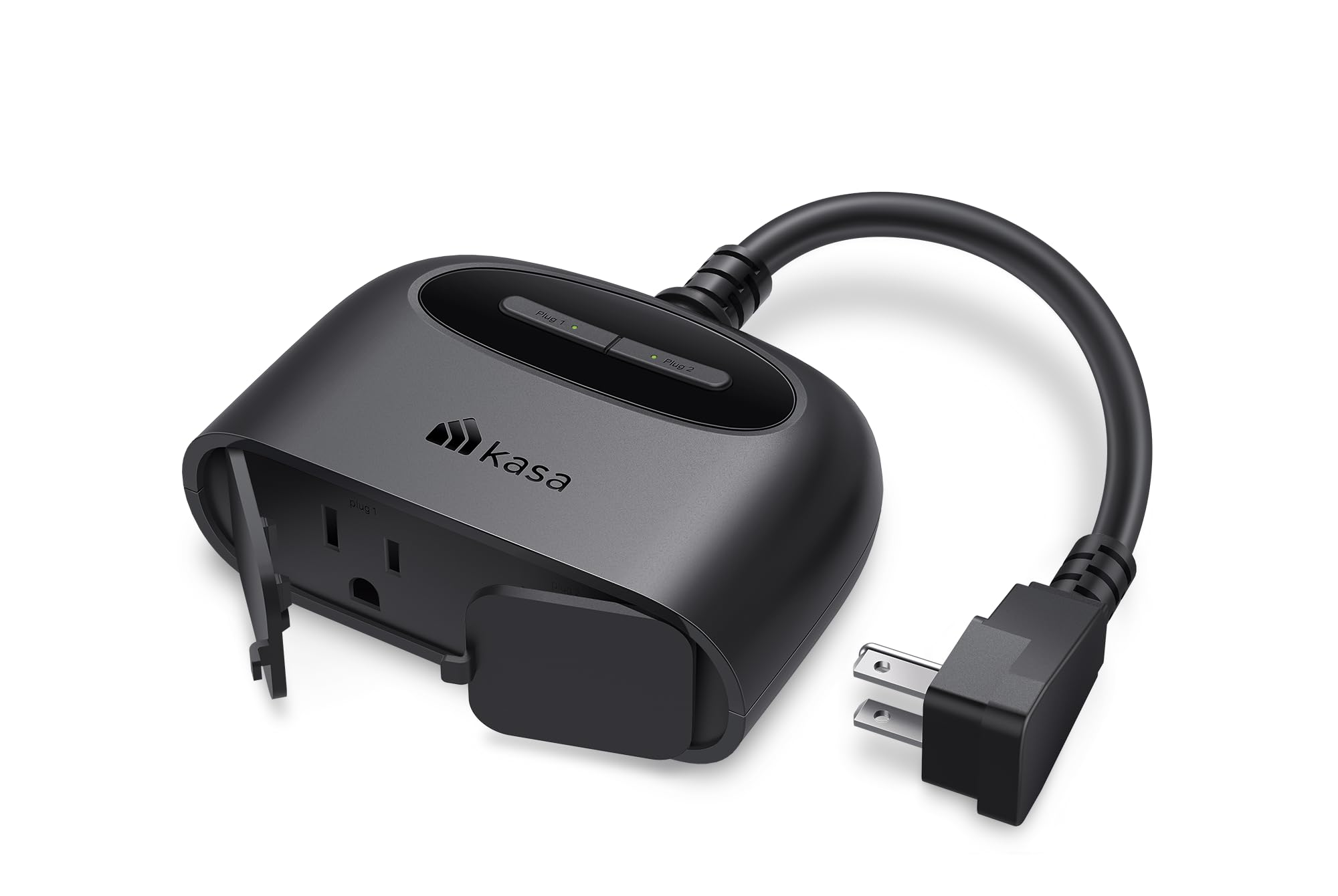 Kasa Outdoor Smart Plug, Smart Home Wi-Fi Outlet with 2 Sockets, EP40 | IP64 Wea