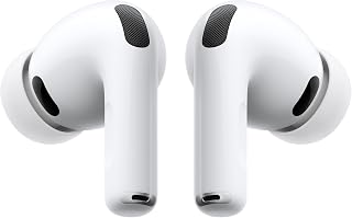 Apple AirPods Pro (3nd Generation) (Renewed) | Live Translation, Heart Rate Sensing, Hearing Aid Feature, Bluetooth Headphones, Spatial Audio, USB-C Charging