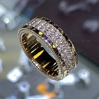 Fashion Versatile Cubic Zirconia Rings for Gold Color Engagement Jewelry
