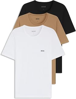 HUGO BOSS Crew Neck T-Shirt 3 Pack Classic Cotton, SS RN Shirt