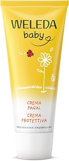 Weleda - Baby Calendula Diaper Cream Sensitive Skin 75 ml | Calendula, soothes and protects, baby butt, sensitive skin, daily wear, natural care, no irritation